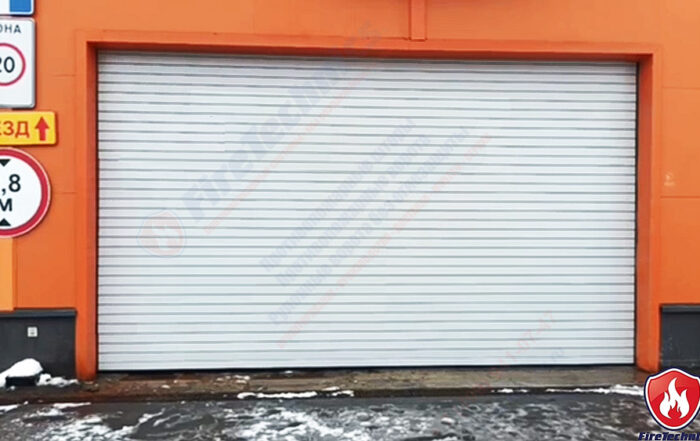 Рулонные ворота AL-120 от FireTechnics, зона разгрузки